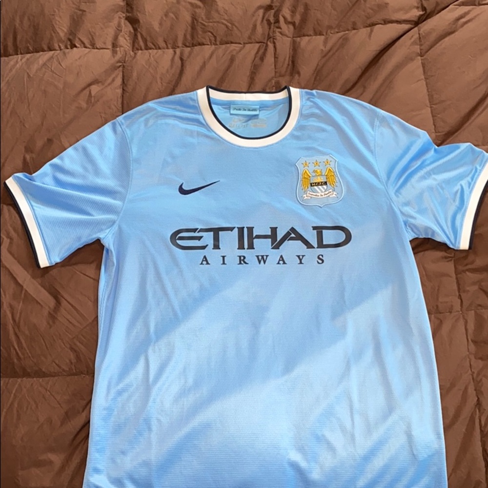 Nike Manchester City 2014 Home Jersey - Large